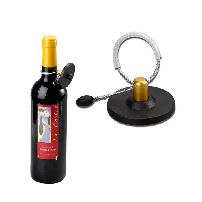 RFID酒瓶鋼絲防盜扣標簽應用場景圖片